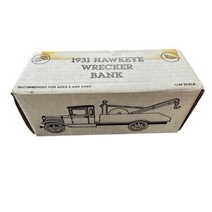NIB 1931 Hawkeye Wrecker Bank JC Penney